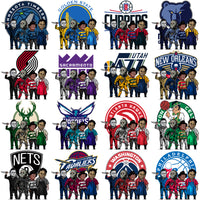 Load image into Gallery viewer, 30 Basketball Slashers Teams Designs Bundle PNG
