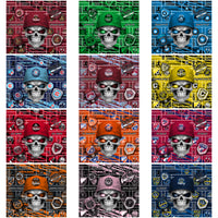 Load image into Gallery viewer, 29 Soccer USA Teams Skull Wrap Tumbler Wrap Bundle JPG
