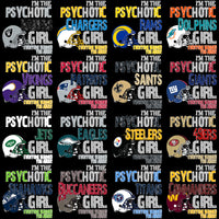 Load image into Gallery viewer, 32 Football Teams Psycho Girl Designs Bundle PNG
