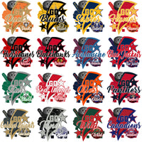 32 Ice Hockey Teams Go Team Bolt Designs Bundle PNG