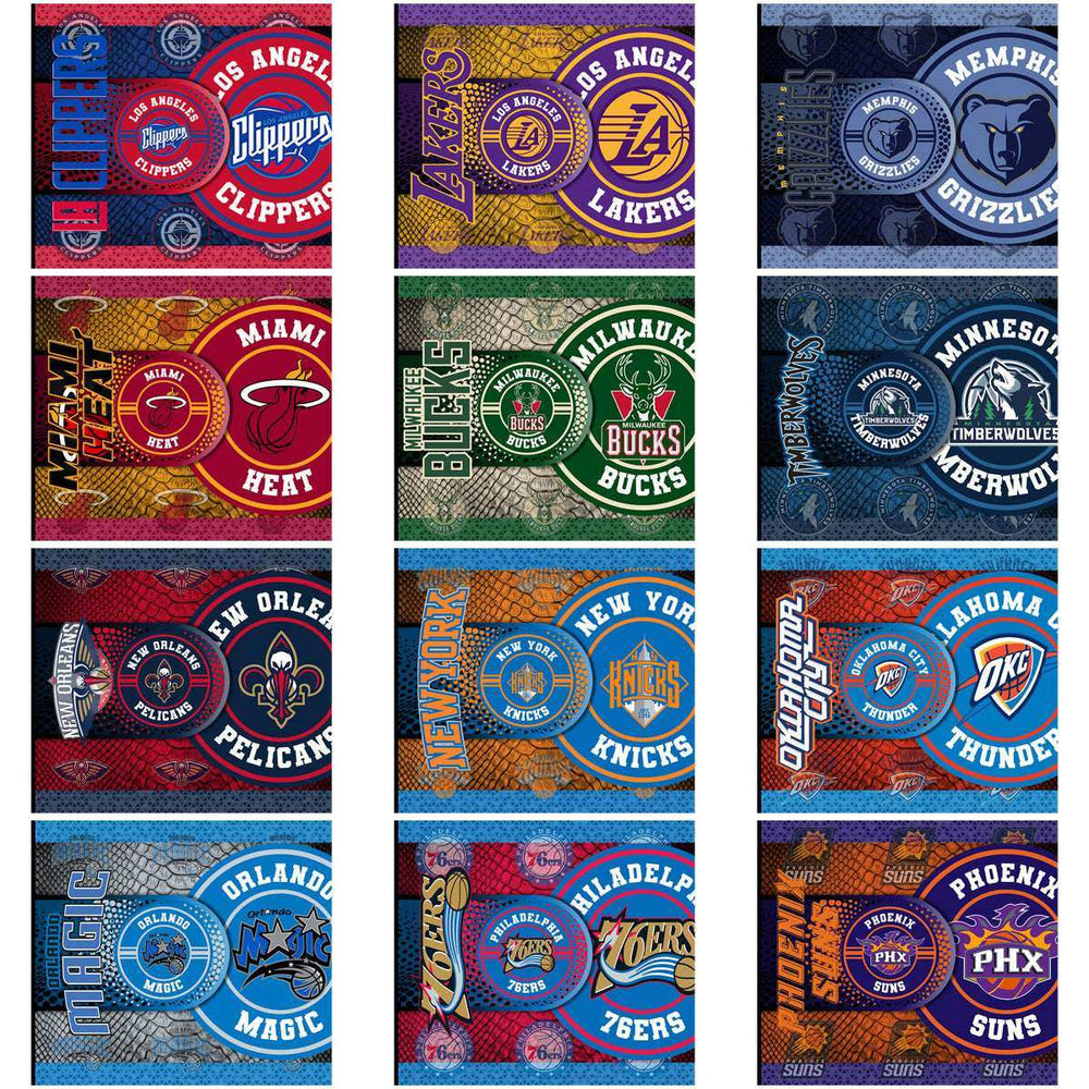30 Basketball Teams Hyper Wrap Tumbler Wrap Bundle JPG