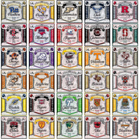 Load image into Gallery viewer, 130 NCAA College Sports Bud Wrap Helmet Tumbler Wrap Bundle JPG
