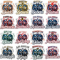 Load image into Gallery viewer, 32 Ice Hockey Teams GO Team Name Designs Bundle PNG
