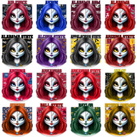 Load image into Gallery viewer, 121 College NCAA Zombie Girl PNG Designs Bundle
