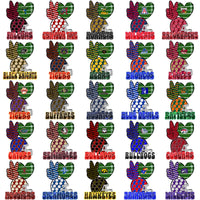 Load image into Gallery viewer, 62 College NCAA Teams Peace Love FB Designs Bundle PNG
