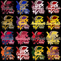 Load image into Gallery viewer, 121 College NCAA Go Team Bolt CFB PNG Designs Bundle
