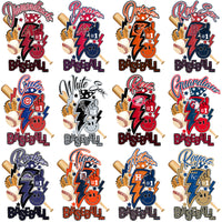 Load image into Gallery viewer, 30 Baseball Teams Team Bolt Designs Bundle PNG
