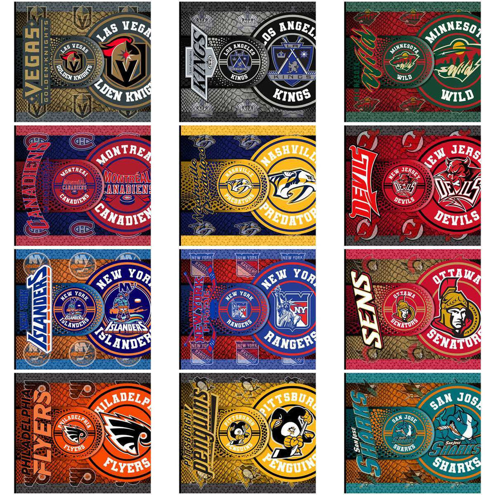 32 Ice Hockey Teams Hyper Wrap Tumbler Wrap Bundle JPG