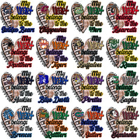 Load image into Gallery viewer, 98 College NCAA My Heart Belongs PNG Designs Bundle
