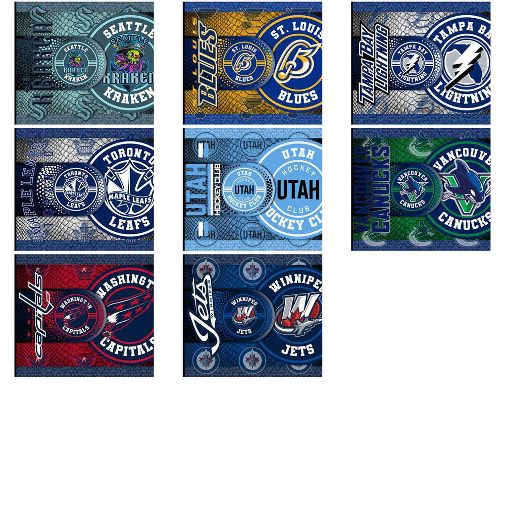 32 Ice Hockey Teams Hyper Wrap Tumbler Wrap Bundle JPG