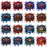 Load image into Gallery viewer, 32 Football Teams Football &amp; Logo Splash Designs Bundle PNG
