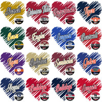 Load image into Gallery viewer, 51 College NCAA Teams Hearts Logos Designs Bundle PNG
