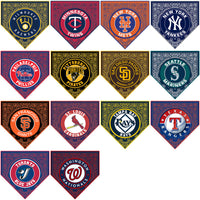 Load image into Gallery viewer, 30 Baseball Teams Handkerchief Home Plate Designs Bundle PNG
