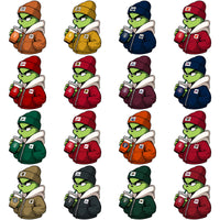 Load image into Gallery viewer, 32 Ice Hockey Teams Grinch Starbucks Designs Bundle PNG
