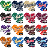 Load image into Gallery viewer, 51 College NCAA Teams Hearts Logos Designs Bundle PNG
