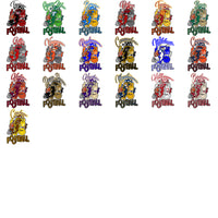 Load image into Gallery viewer, 124 College NCAA Team Bolt Football PNG Designs Bundle
