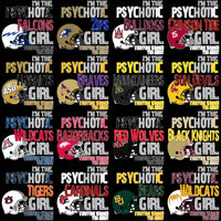 Load image into Gallery viewer, 122 College NCAA Psycho Girl PNG Designs Bundle
