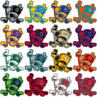 Load image into Gallery viewer, 32 Football Teams Skull Cap Designs Bundle PNG
