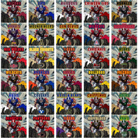 Load image into Gallery viewer, 120 NCAA College Sports Comic Cover Foottball Helmet Tumbler Wrap Bundle JPG
