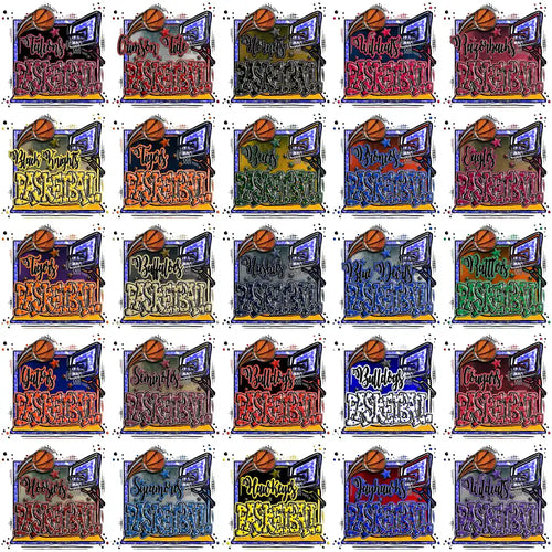 Basketball team designs for DTF/DTG, embroidery & tumbler wraps — print-ready PNG, SVG, PES