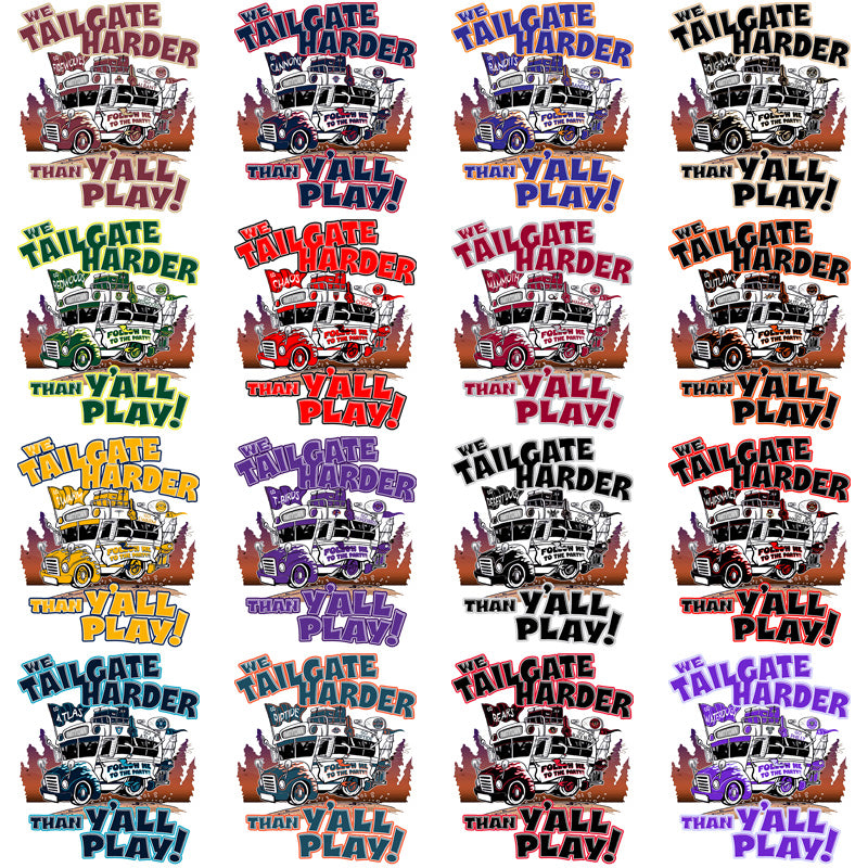 23 Lacrosse League Tailgate Bus Designs Bundle PNG