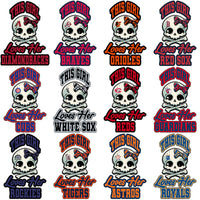 Load image into Gallery viewer, 30 Baseball Teams This Girl Loves Designs Bundle PNG
