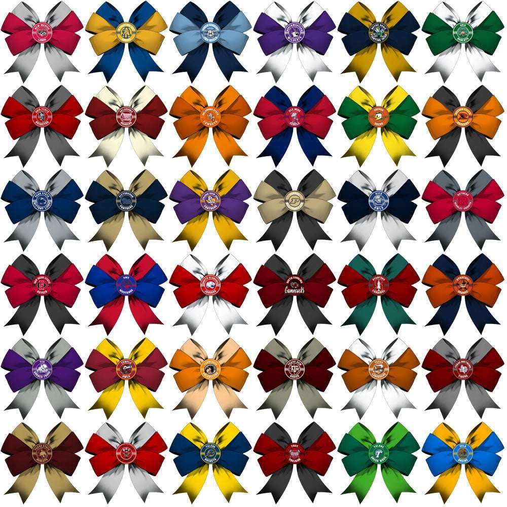 119 College NCAA Team Bow PNG Designs Bundle
