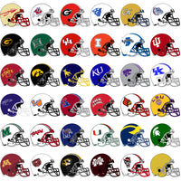 Load image into Gallery viewer, 118 College NCAA Football Helmets PNG Designs Bundle
