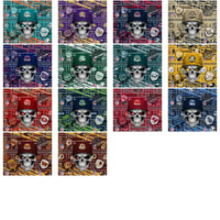 Load image into Gallery viewer, NFL team skull designs for DTF/DTG, embroidery, tumbler wraps, print-ready PNG, PES, SVG
