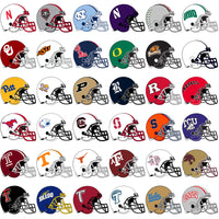 Load image into Gallery viewer, 118 College NCAA Football Helmets PNG Designs Bundle
