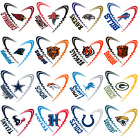 Load image into Gallery viewer, 32 Football Teams Football Laced Hearts Designs Bundle PNG
