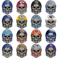 Load image into Gallery viewer, 32 Football Teams Skull Helmets Designs Bundle PNG
