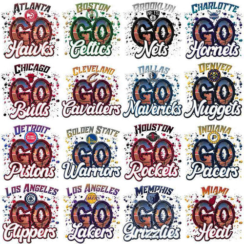 30 Basketball Teams GO Team Name Designs Bundle PNG