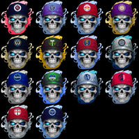 Load image into Gallery viewer, 30 Soccer Teams Smoke Skull Designs Bundle PNG
