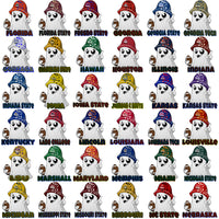 Load image into Gallery viewer, 120 College NCAA Ghost Town PNG Designs Bundle
