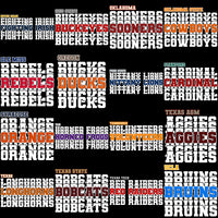 Load image into Gallery viewer, 54 College NCAA Teams School Names Designs Bundle PNG
