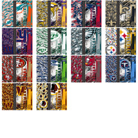Load image into Gallery viewer, 32 Football Team Sports Wraps v5 Tumbler Wrap Bundle JPG

