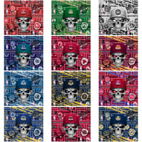 Load image into Gallery viewer, 30 Basketball Teams Skull Wrap Tumbler Wrap Bundle JPG
