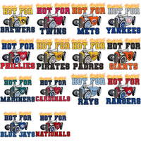 Load image into Gallery viewer, 30 Baseball Teams Hot Rod Designs Bundle PNG
