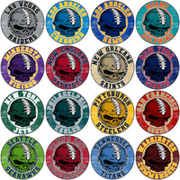 Load image into Gallery viewer, 32 Football Teams Skull Logo Designs Bundle PNG
