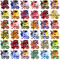 Load image into Gallery viewer, 121 College NCAA Go Team Bolt CFB PNG Designs Bundle
