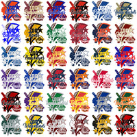 Load image into Gallery viewer, 121 College NCAA Go Team Bolt CFB PNG Designs Bundle
