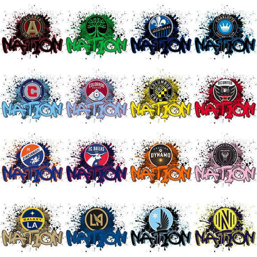 30 Soccer Teams Team Nation Designs Bundle PNG