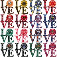 Load image into Gallery viewer, 32 Ice Hockey Teams LOVE Designs Bundle PNG

