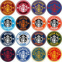 Load image into Gallery viewer, 32 Football Teams Starbucks Team Logos Designs Bundle PNG
