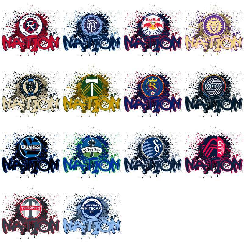 30 Soccer Teams Team Nation Designs Bundle PNG