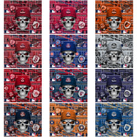 Load image into Gallery viewer, 30 Baseball Teams Skull Wrap Tumbler Wrap Bundle JPG
