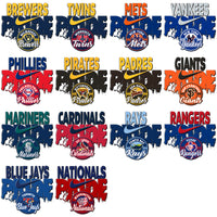 Load image into Gallery viewer, 30 Baseball Teams PRIDE Swoosh Designs Bundle PNG
