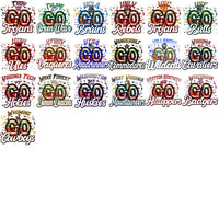 Load image into Gallery viewer, 124 College NCAA GO Team Name PNG Designs Bundle
