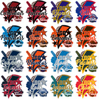Load image into Gallery viewer, 32 Football Teams Go Team Bolt Designs Bundle PNG
